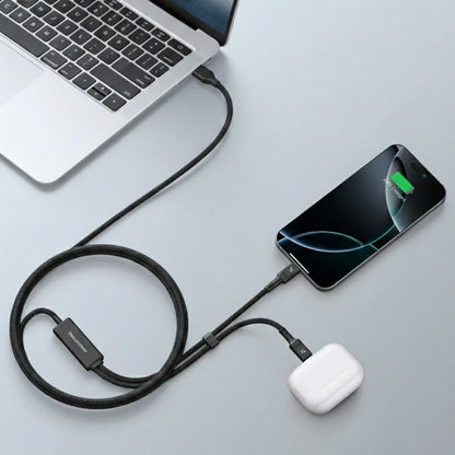 At Thunder Pro I 7X 4-In-1 USB-A + USB-C To USB-C + USB-C 5A 100W 1.5M Cable