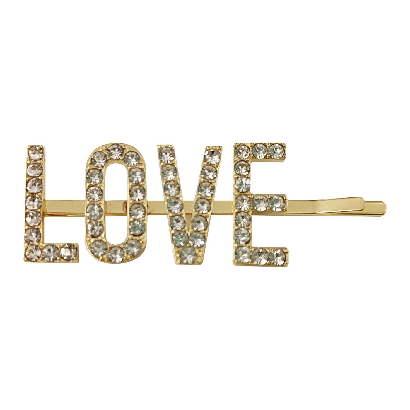 WOW Generation Glitter Hair Pins with Message - Love