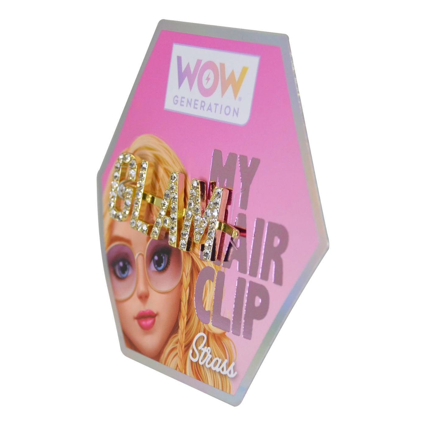 WOW Generation Glitter Hair Pins with Message - Glam