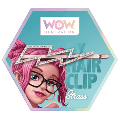 WOW Generation Glitter Hair Pins with Message - Lightning