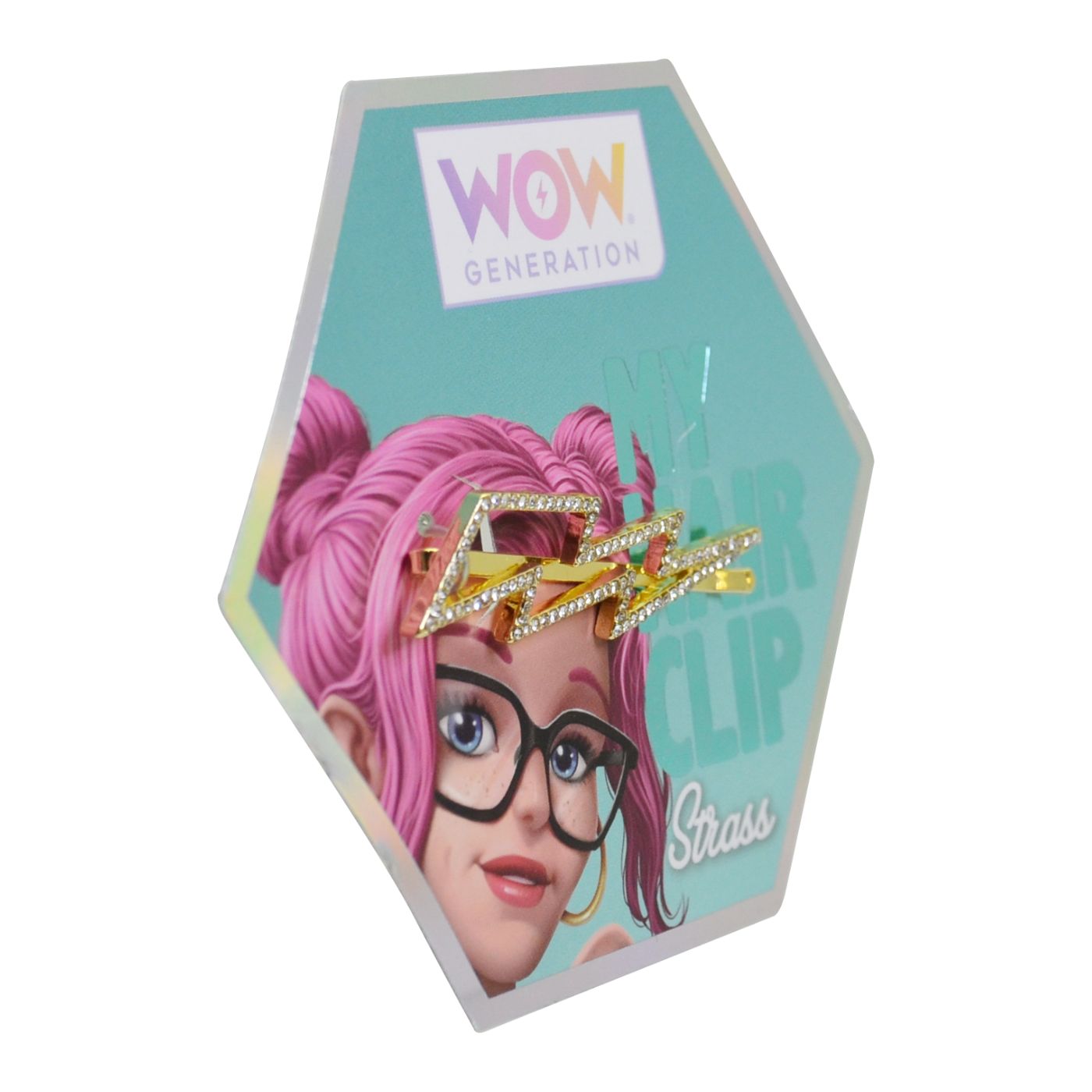 WOW Generation Glitter Hair Pins with Message - Lightning