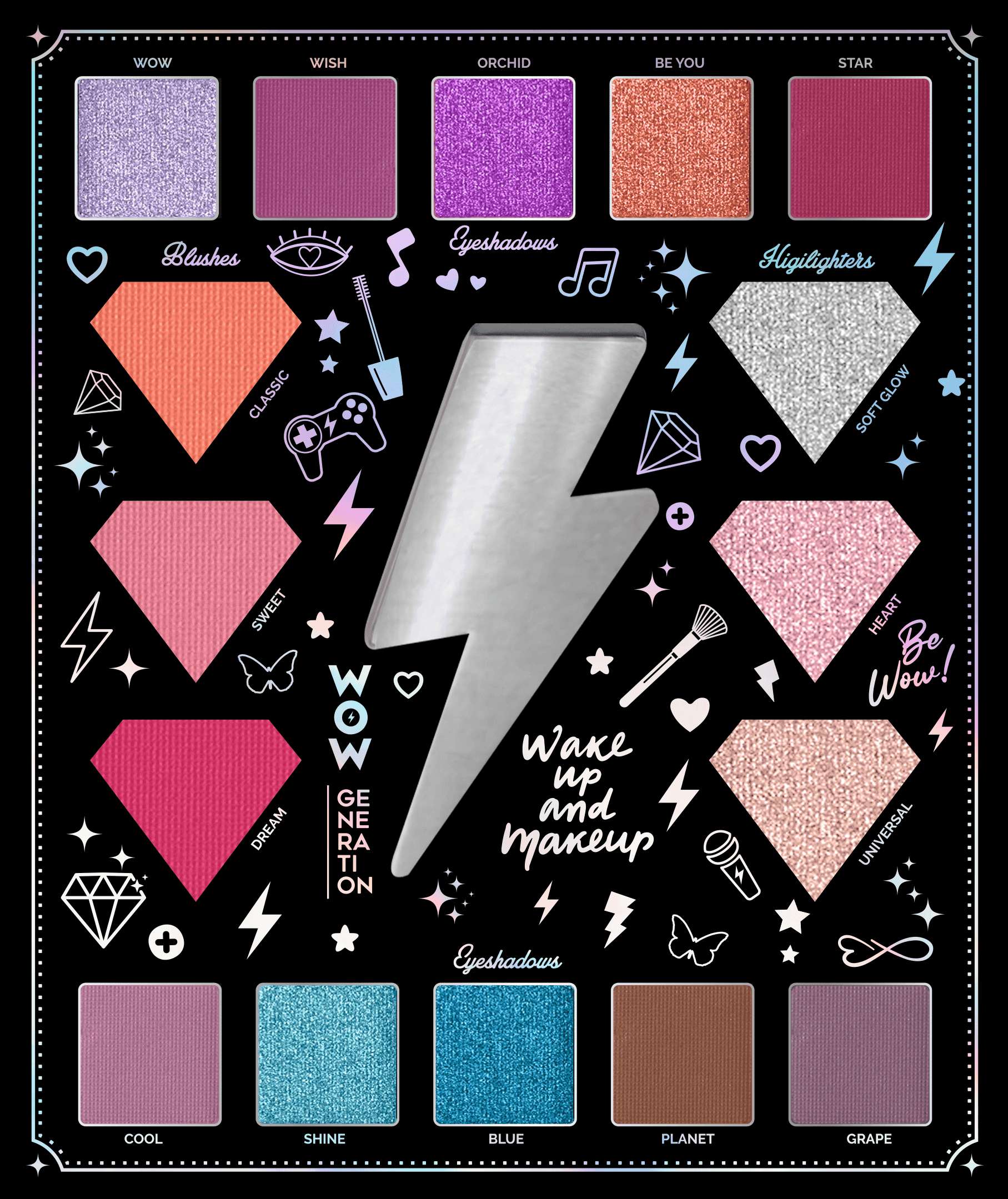 WOW Generation Dazzling Ray Cosmetic Palette