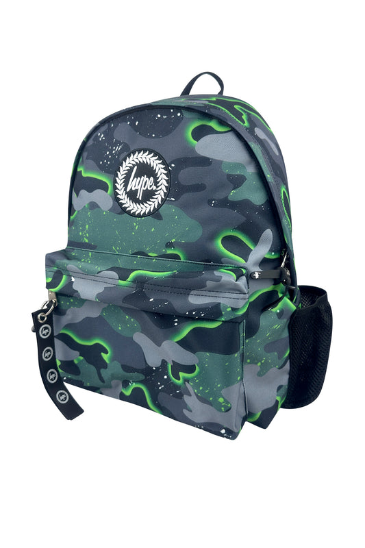 Iconic Backpack - Green Glow Camo