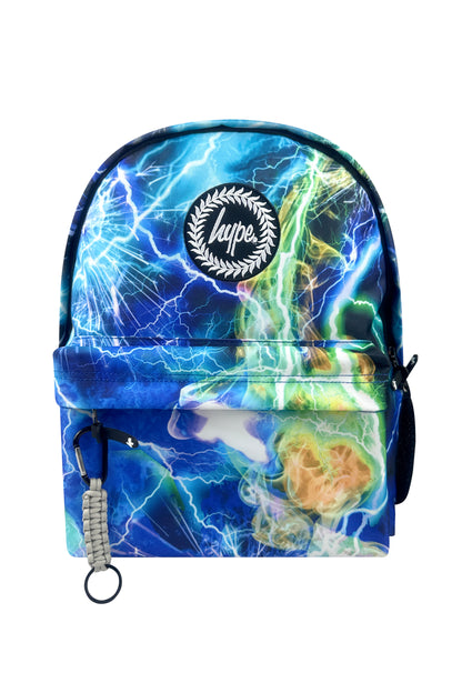 3-in-1 School Set - Multi Lightning Storm Backpack, Lunchbox and Pencil Case