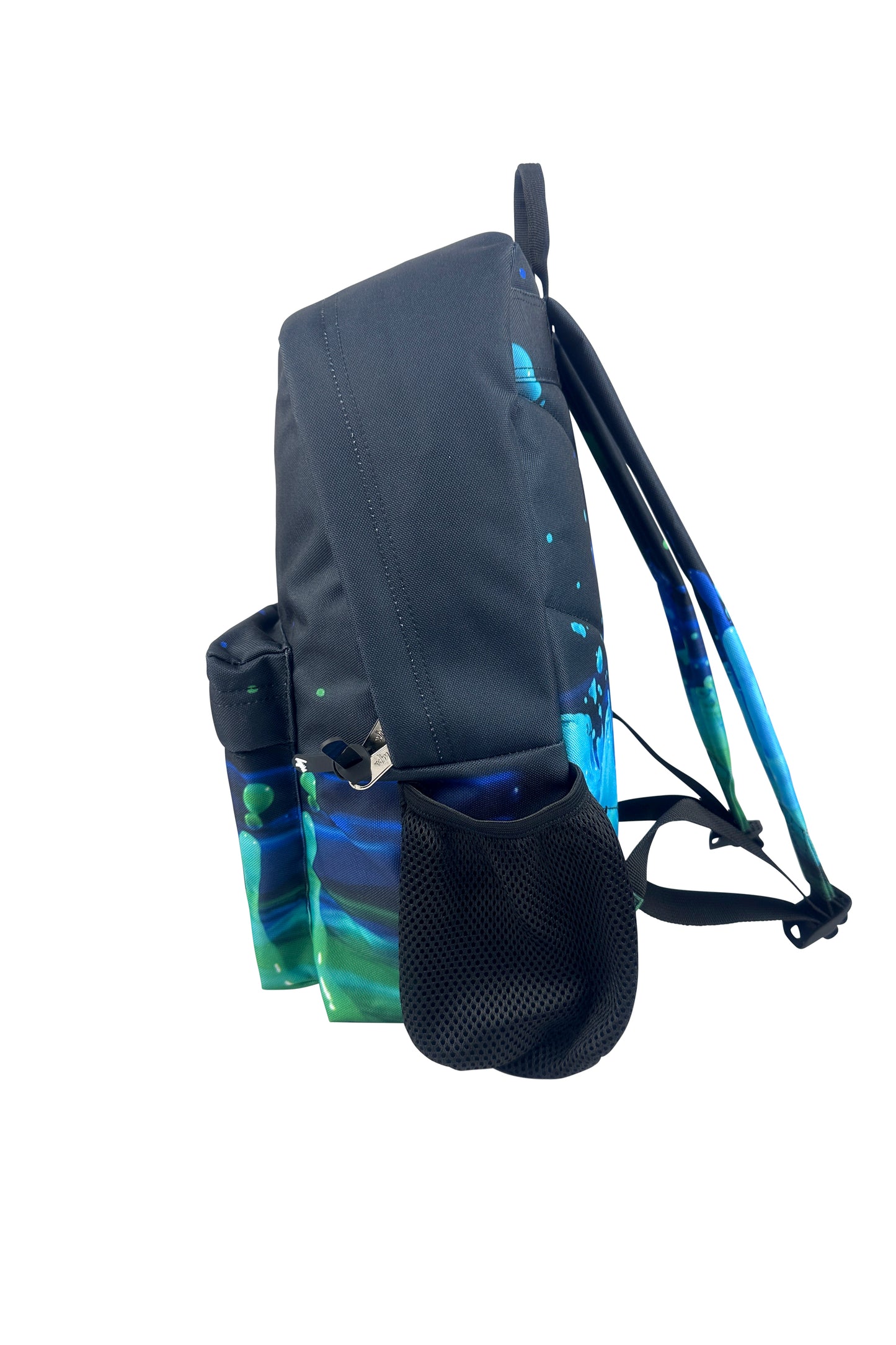 Iconic Backpack - Black 3D Droplets