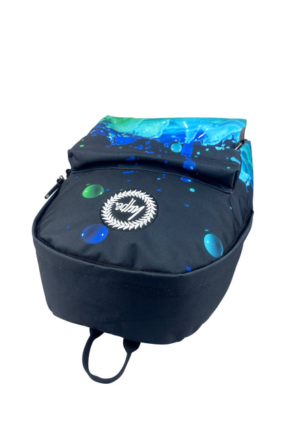 Iconic Backpack - Black 3D Droplets