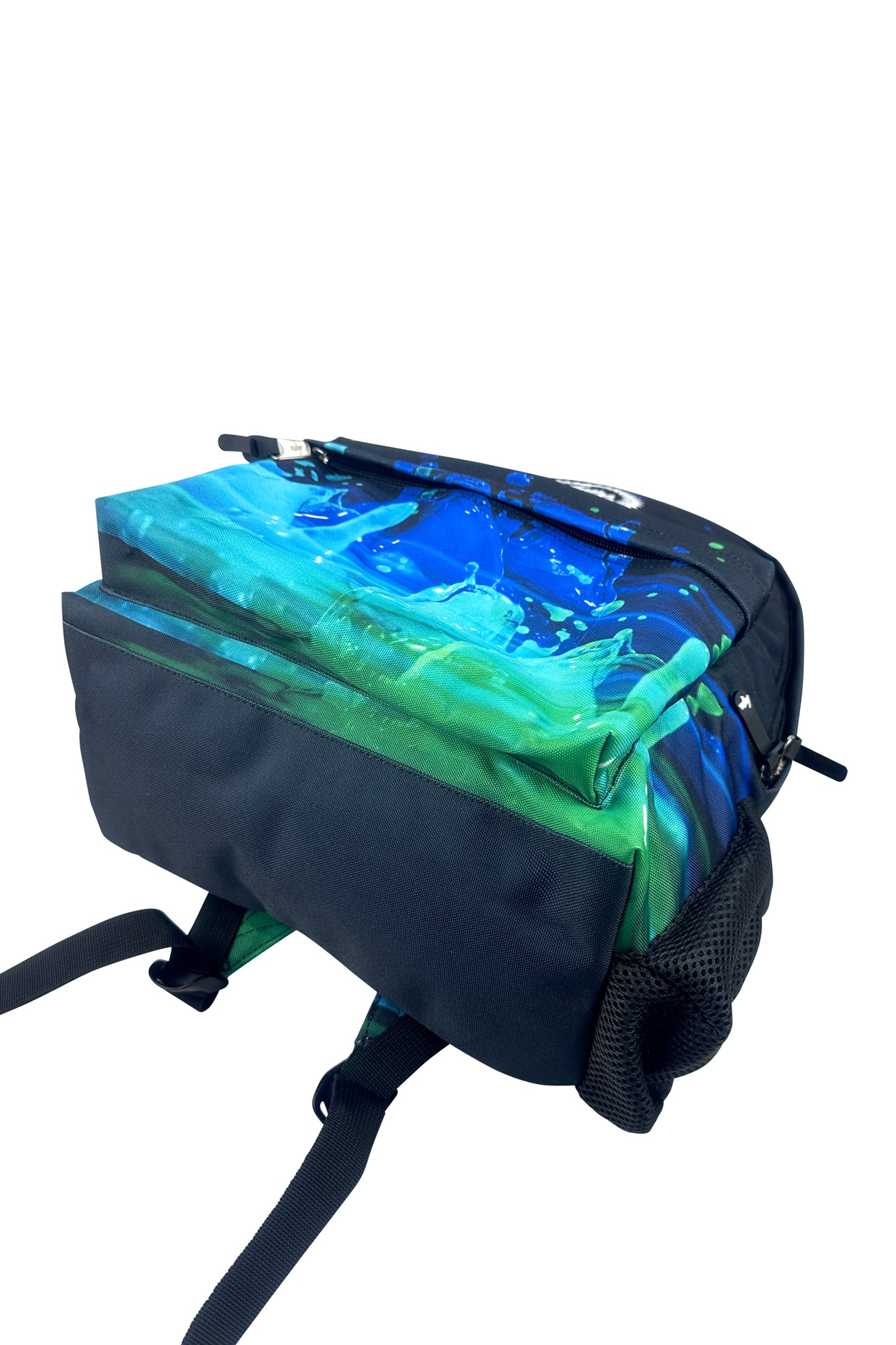 Iconic Backpack - Black 3D Droplets