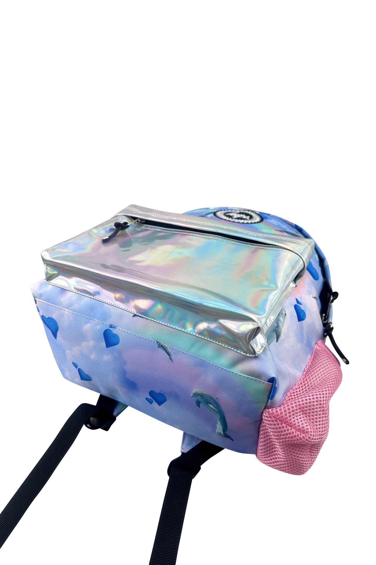 Iconic Backpack - Rainbow Dolphins