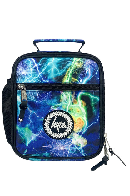 3-in-1 School Set - Multi Lightning Storm Backpack, Lunchbox and Pencil Case