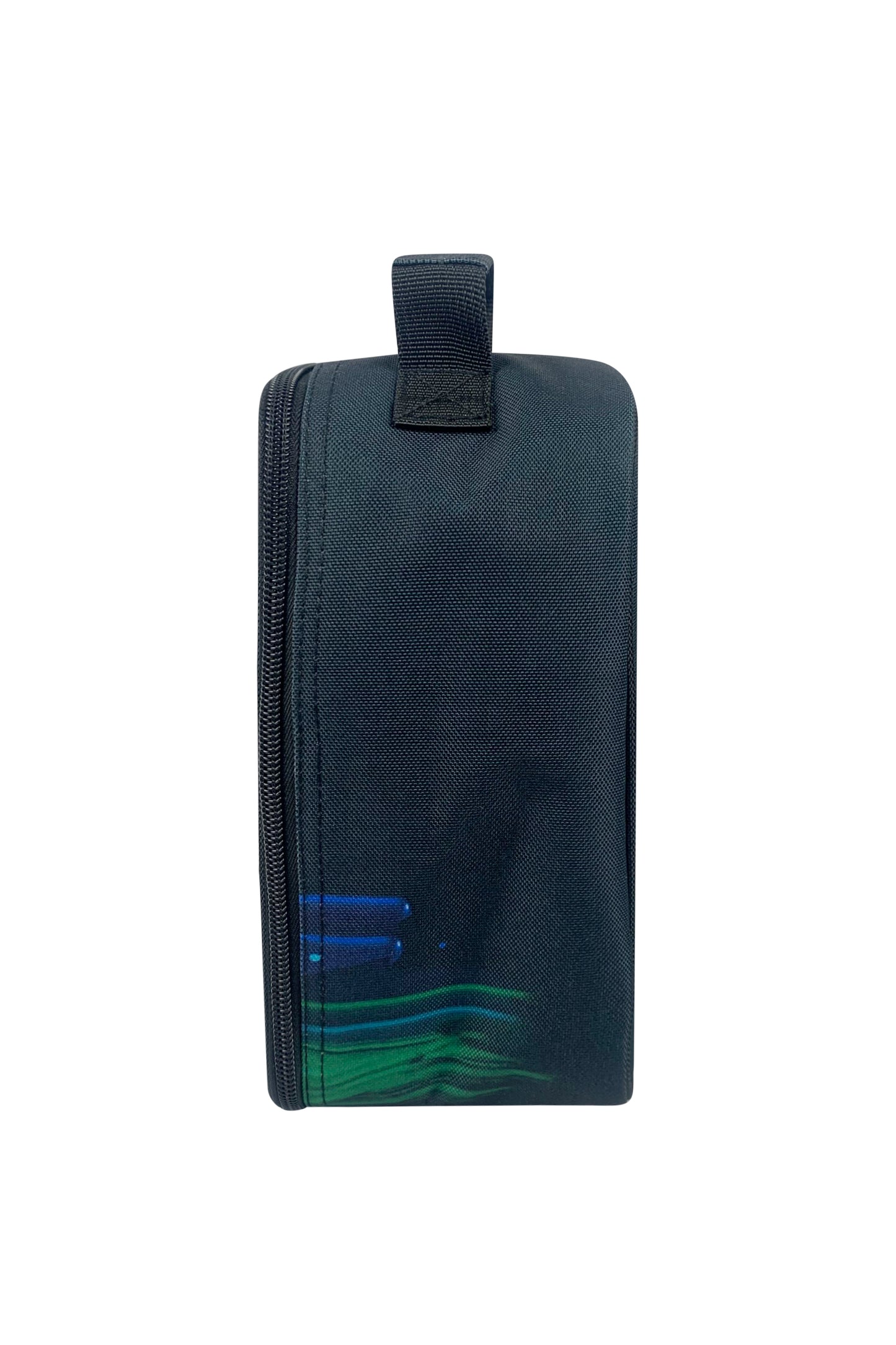 Insulated Lunch Bag - Black 3D Droplets