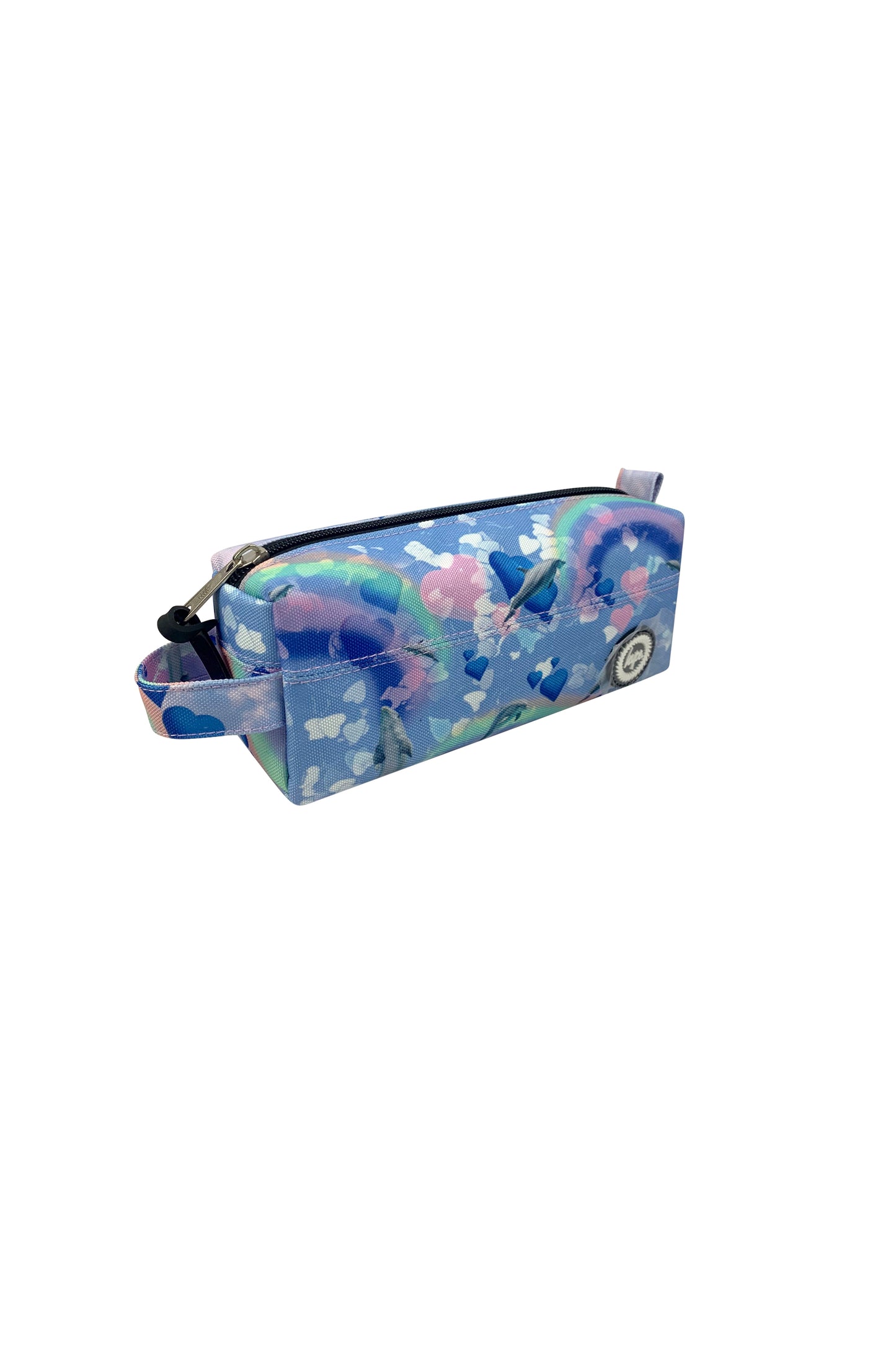 Original Pencil Pouch - Rainbow Dolphins