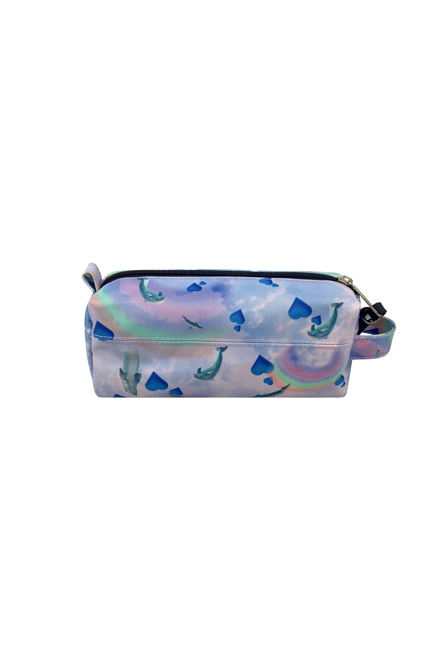3-in-1 School Set - Rainbow Dolphins Backpack ,Lunch bag & Pencil Case