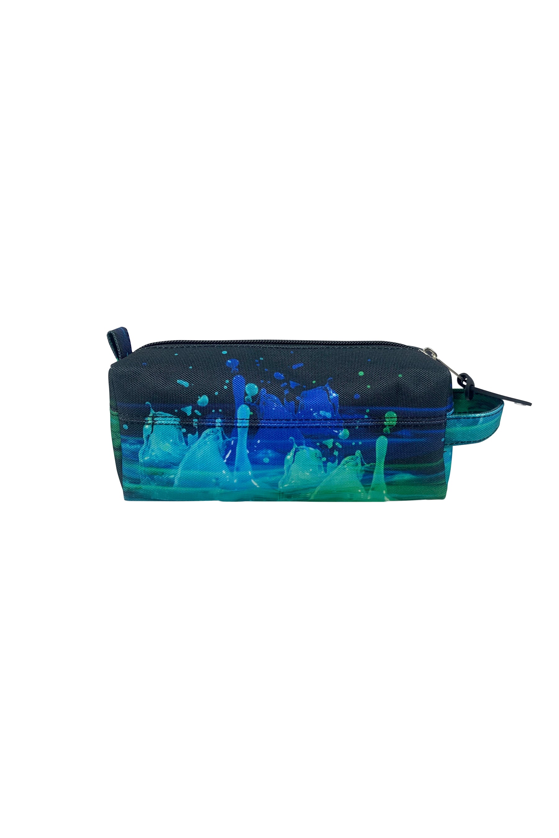 Black 3D Droplets Pencil Case