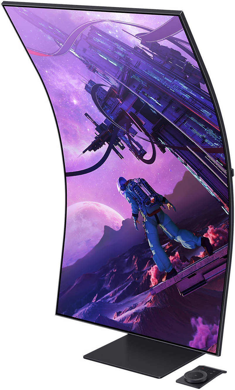 Gaming Monitor - 55" LS55BG970 Curved, UHD, Ergonomic, Cockpit, Smart TV, Dolby Sound, IoT Hub