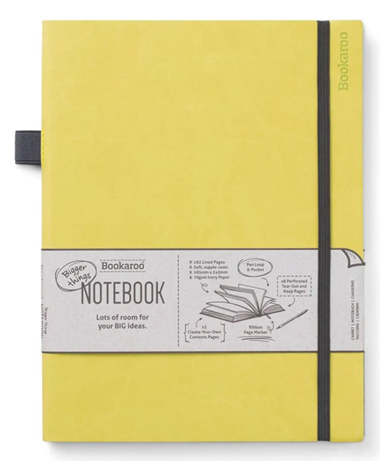 Bookaroo Bigger Things Notebook Journal - Lime