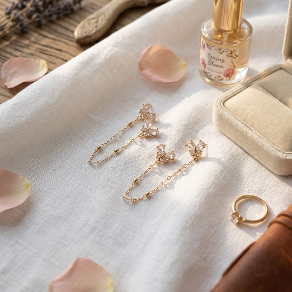 Butterfly Dream Chain Earrings