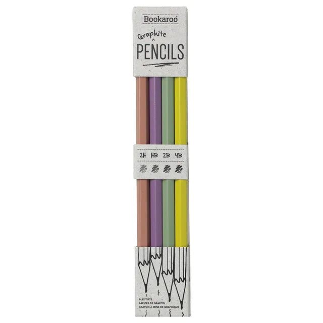 Bookaroo Graphite Pencils - Pastels