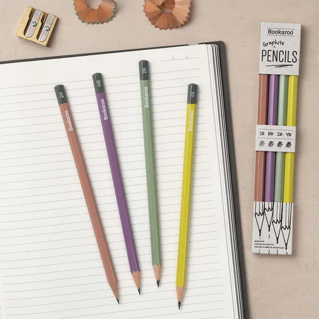 Bookaroo Graphite Pencils - Pastels