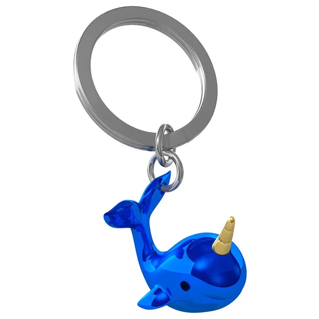 حلقة مفاتيح ناروال - أزرق