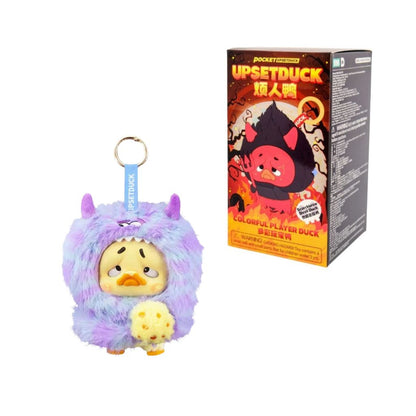 Upset Duck - Colourful Player Duck Plush Keychain Blind Box