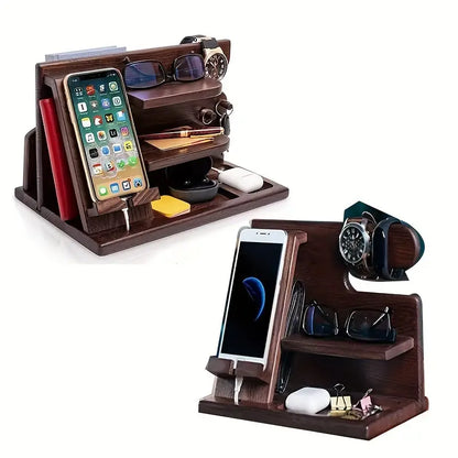 Wooden Phone Docking Station