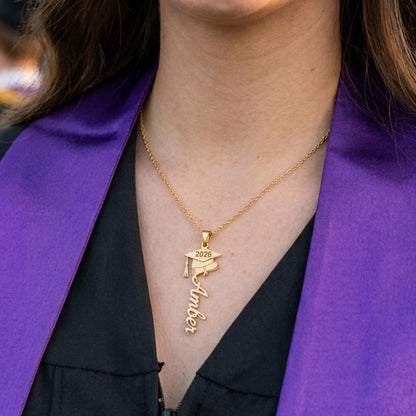 Graduation Name Necklace