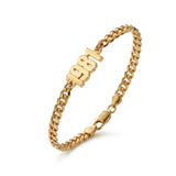 Thick Chain Name Bracelet