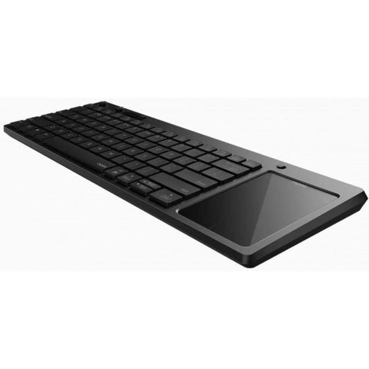 Keyboard Wireless with Touchpad K2800- Black - Arabic