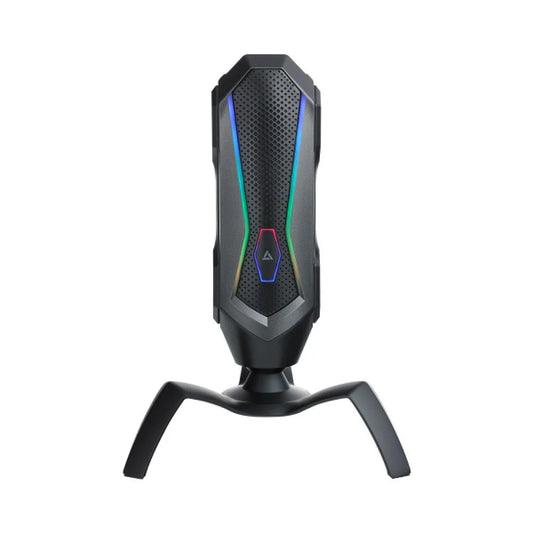 VS300 LED Gaming Microphone with Stand - Black