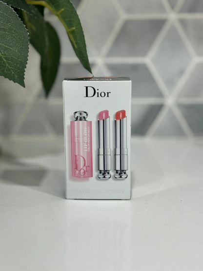 Dior Addict Lip Glow Reviver Duo Travel Collection - 001 Pink & 004 Coral