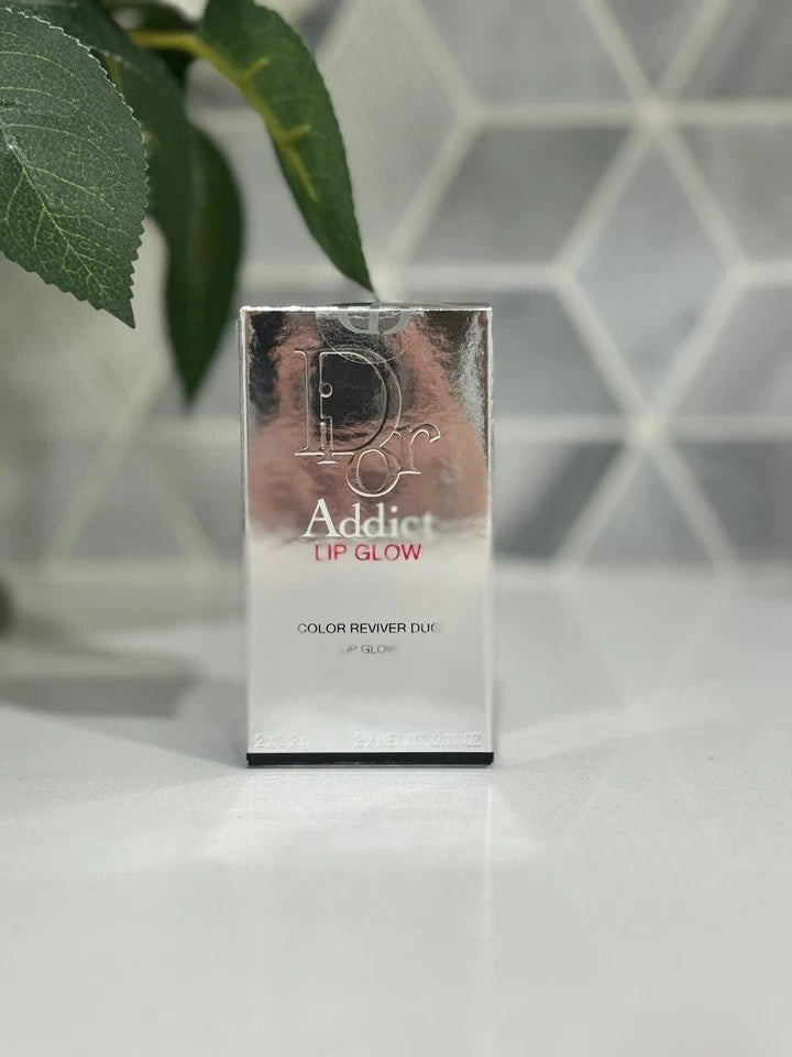 Dior Addict Lip Glow Reviver Duo Travel Collection - 001 Pink & 004 Coral