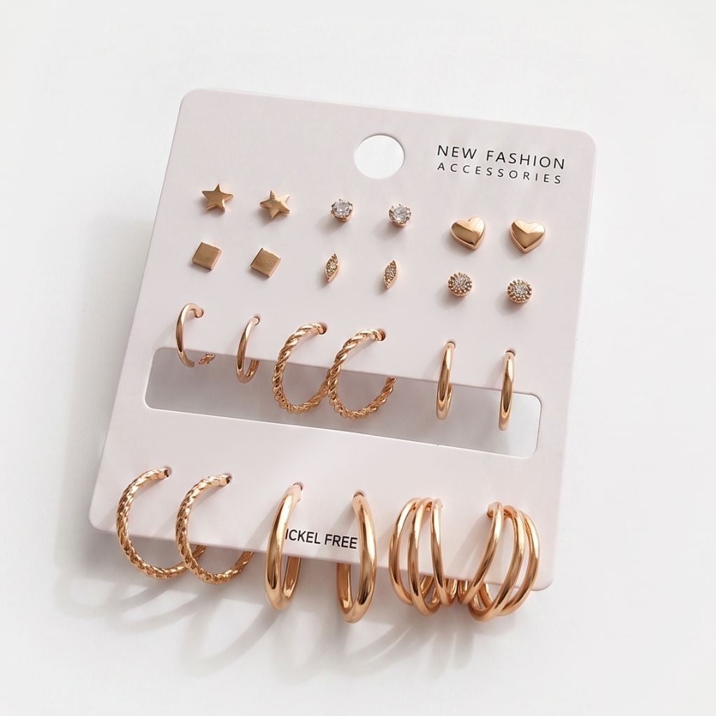 Modern Mix & Match Earrings Set