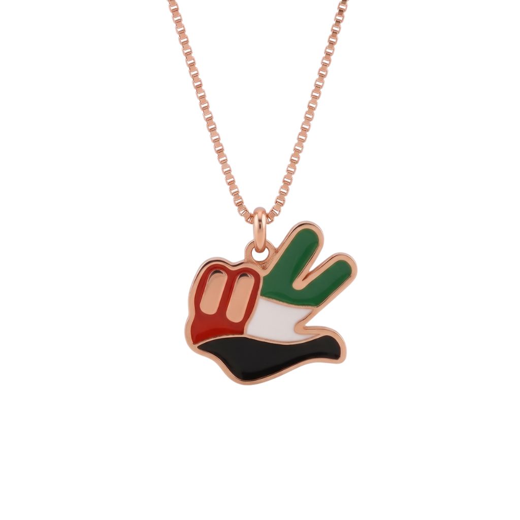 UAE Flag Peace Necklace