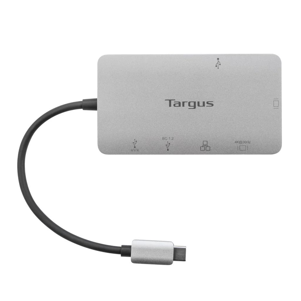 Targus USB-C hub with cable on a white background