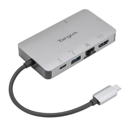Targus USB hub with multiple ports on a white background