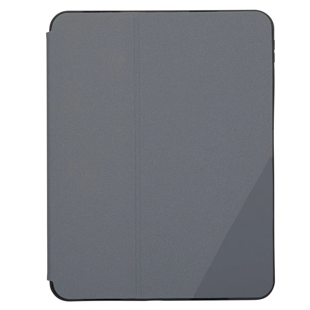 Gray tablet case on a white background