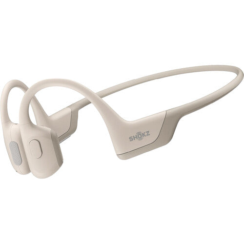 Shokz OpenRun Pro Bone Conduction Open-Ear Sport Headphones - Beige