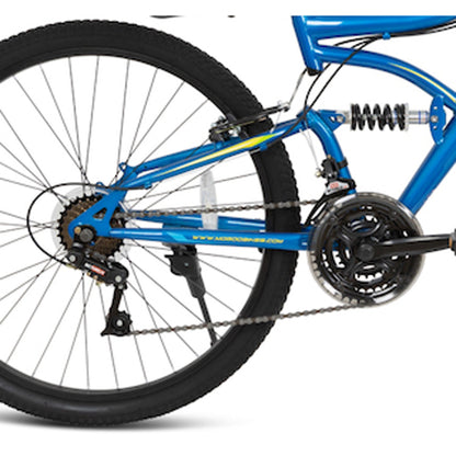 Aviator 26" Dual Suspension Mountain Bike - Blue