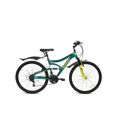 Aviator 26" Dual Suspension Mountain Bike - Green