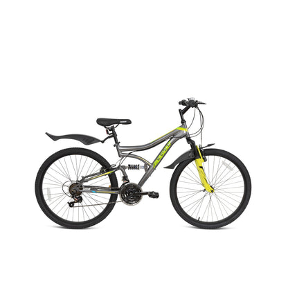 Aviator 26" Dual Suspension Mountain Bike - Grey