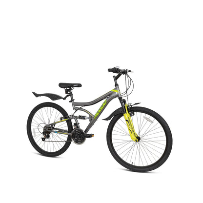 Aviator 26" Dual Suspension Mountain Bike - Grey