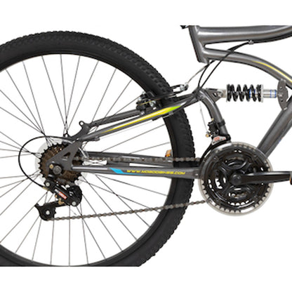 Aviator 26" Dual Suspension Mountain Bike - Grey