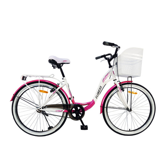 دراجة فلوريس للسيدات 24 بوصة - وردي