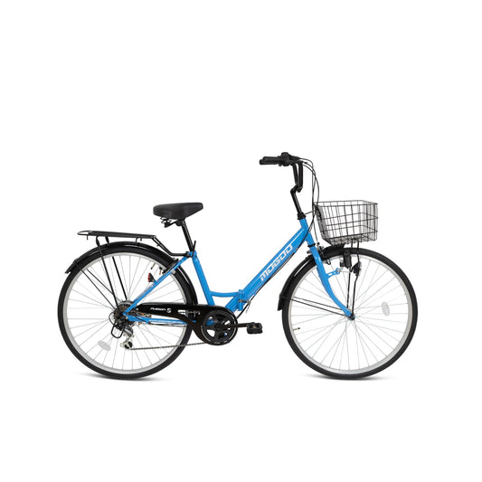 Fusion 26" Folding City Bike - Blue