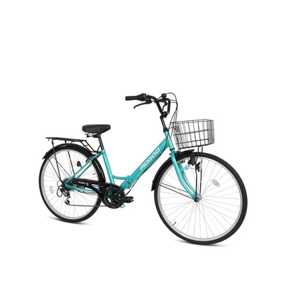 Fusion 26" Folding City Bike - Green