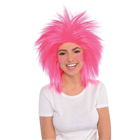 Pink Crazy Wig