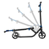 One NL 205-180 Duo: Adjustable 1-Second Folding Scooter for Adults - Cobalt Blue
