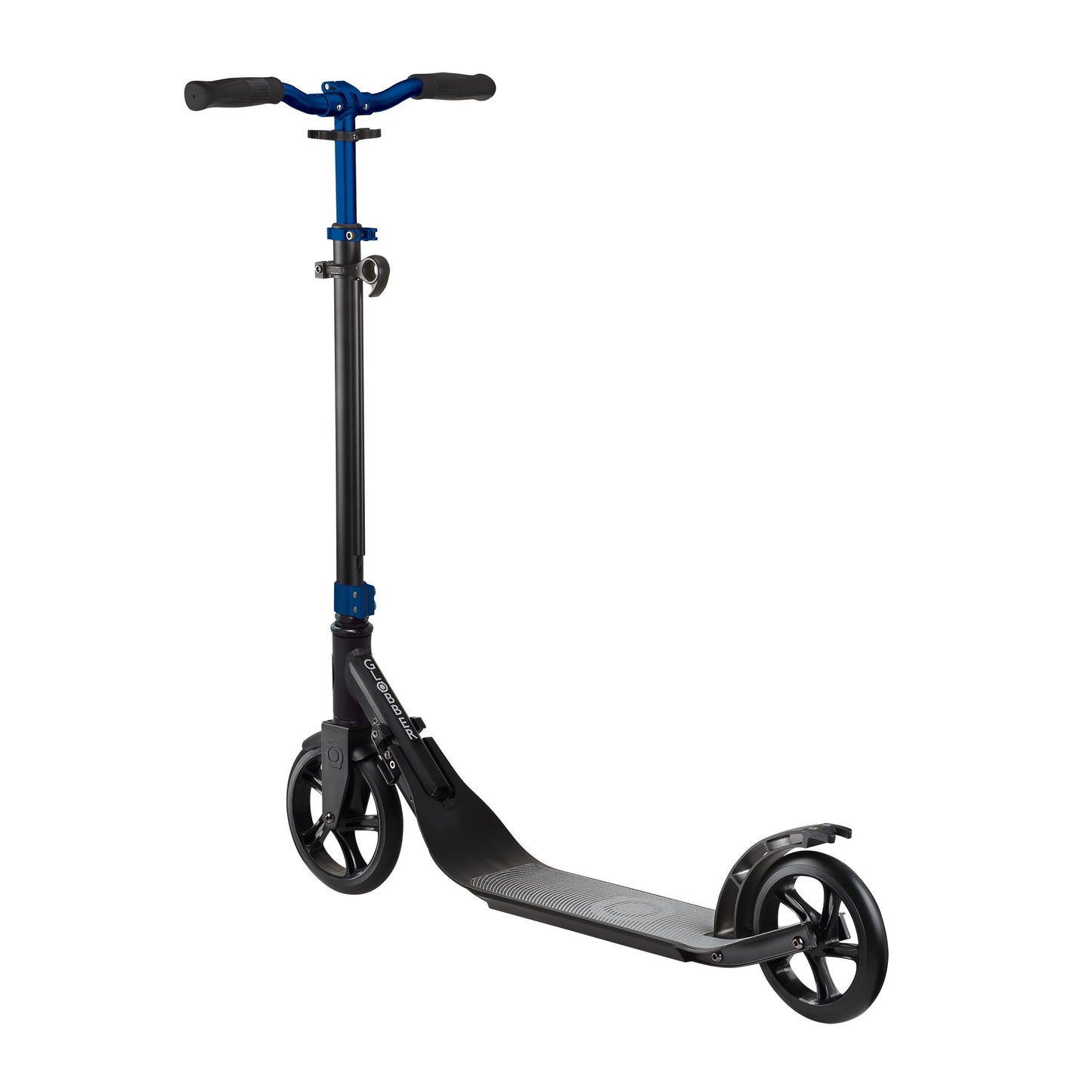 One NL 205-180 Duo: Adjustable 1-Second Folding Scooter for Adults - Cobalt Blue