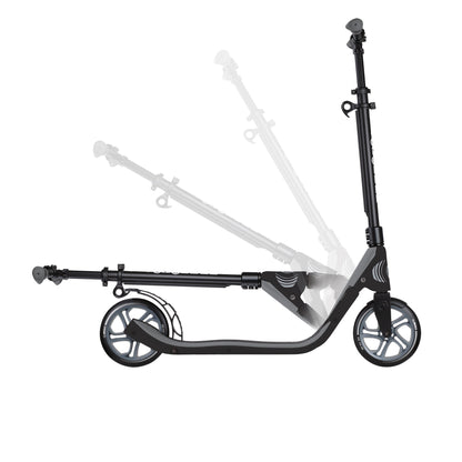 One NL 205: 2-Wheel Foldable Scooter for Teens and Adults - Charcoal Grey