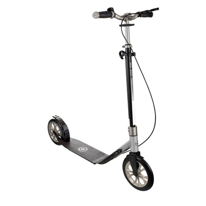One NL 230 Ultimate: 2-Wheel Scooter with Handbrake for Adults - Titanium/Lead Grey